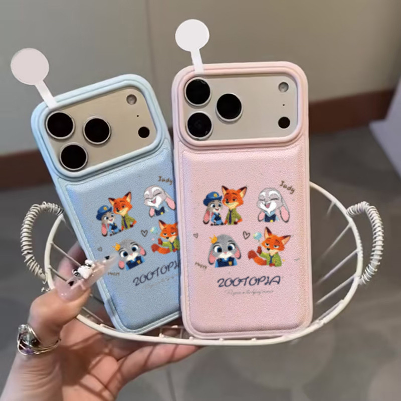 เคสรูปคลื่น Zootopia แฟชั่น เข้ากันได้กับ IPhone 7Plus 15 11 12 13 14 16 Pro Max XR 16 15 11 Pro SE X XS Max 6 16 8 Plus