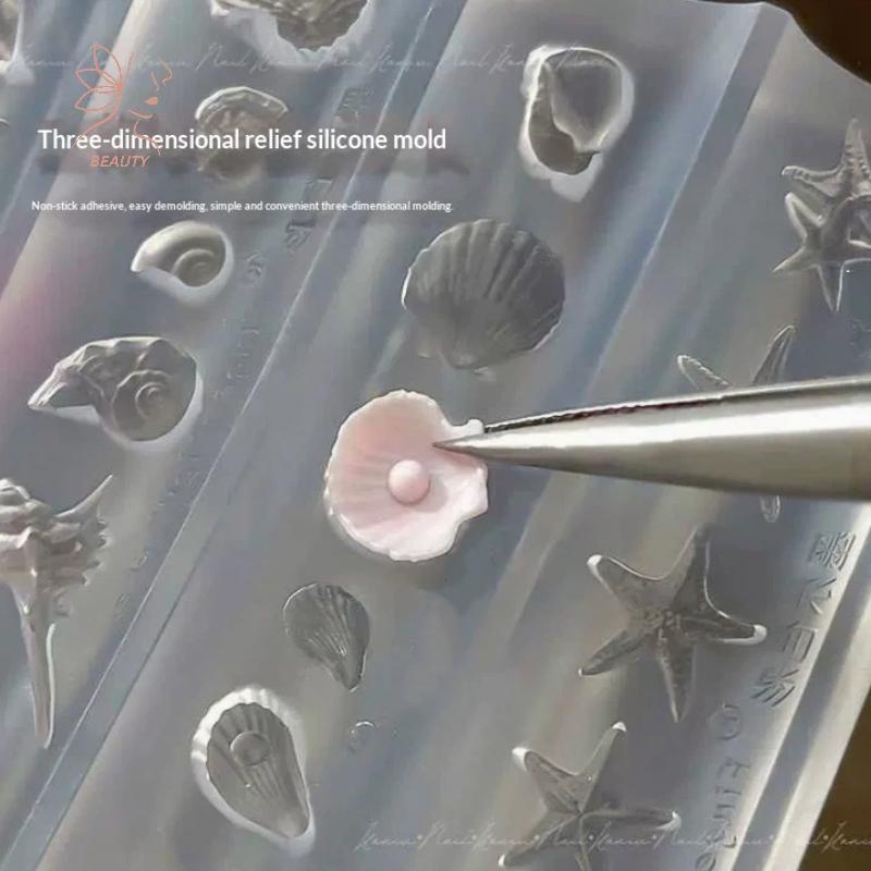 [maybeauty] แม่พิมพ์เล็บซิลิโคน 3D ปลาดาวน่ารัก Ocean Animal DIY เครื่องมือตกแต่งสําหรับคนรักเล็บมีสไตล์ {TH} ราคา ถูกที่สุด ดีลบีเคเค แกลเลอรีภาพที่ 7
