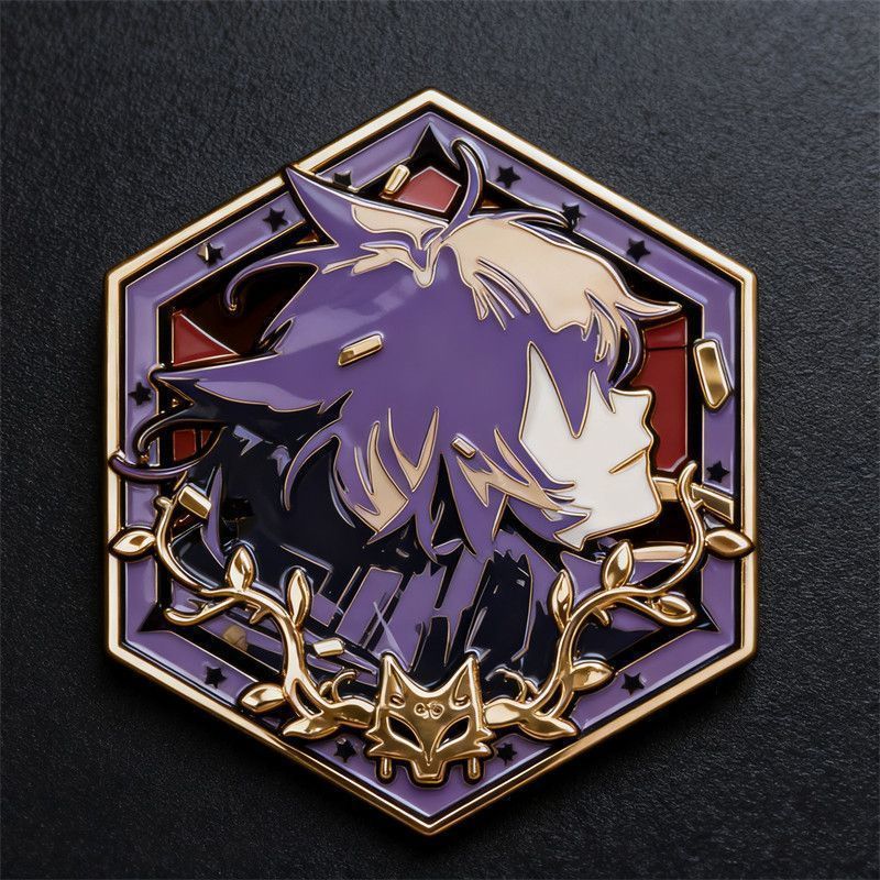 เข็มกลัดลายหกเหลี่ยมจากเกม Arknights - Lapland Merchandise