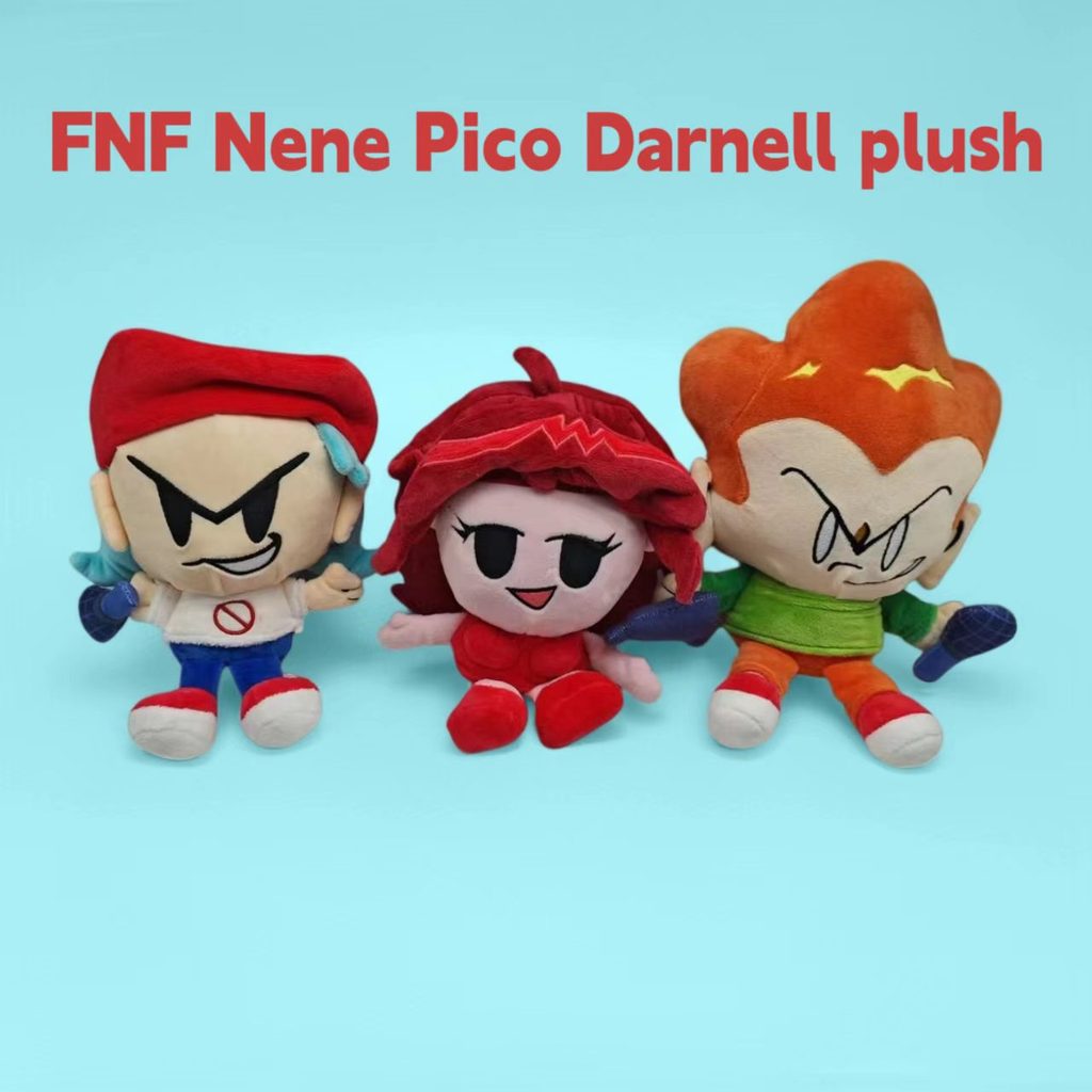 FNF Nene Pico Darnell ตุ๊กตาของเล่น Friday Night Funk การ์ตูนตุ๊กตาของขวัญสําหรับแฟนๆ