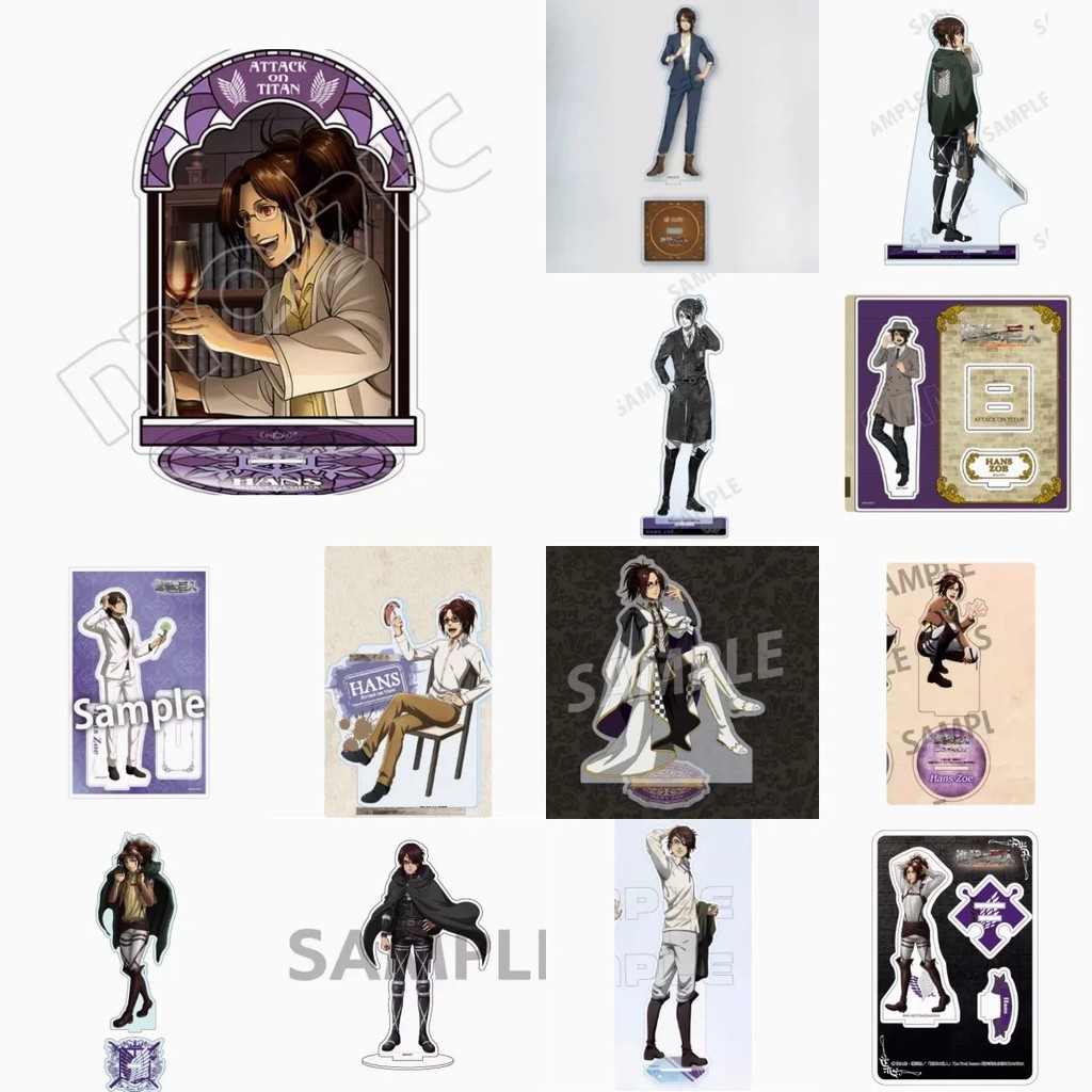 Standee อะนิเมะ Hange Zoe Hanji Attack On Titan War On Titan Mica อะคริลิคสําหรับโต๊ะเรียนตกแต่งเป็น