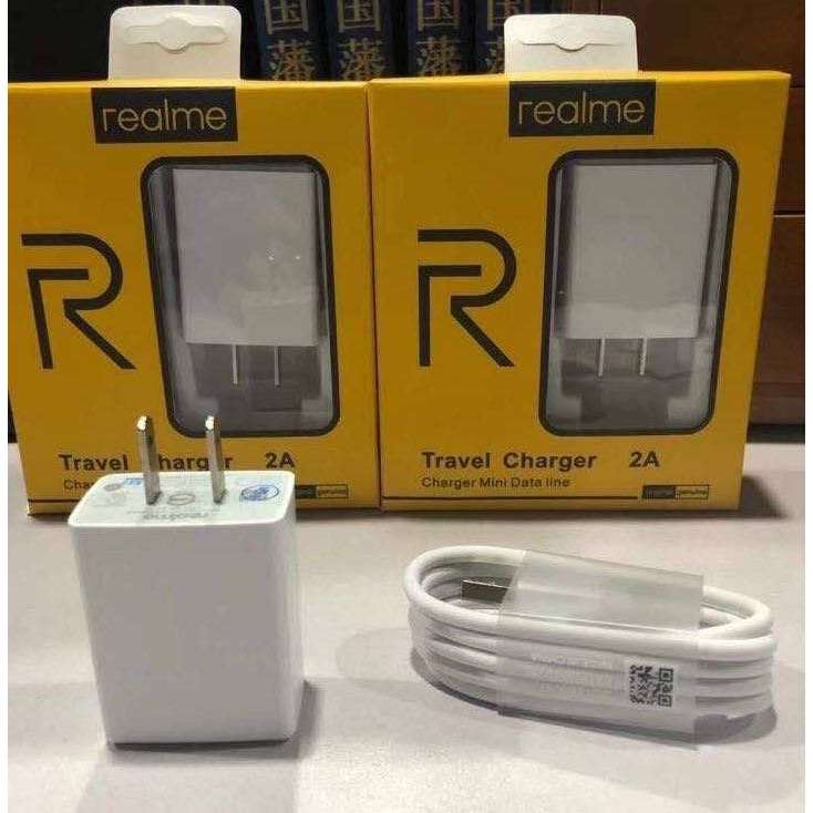 Realme Original Travel Charger Fast Charging อะแดปเตอร์ 5V/2A พร้อมสาย USB TYPE-C