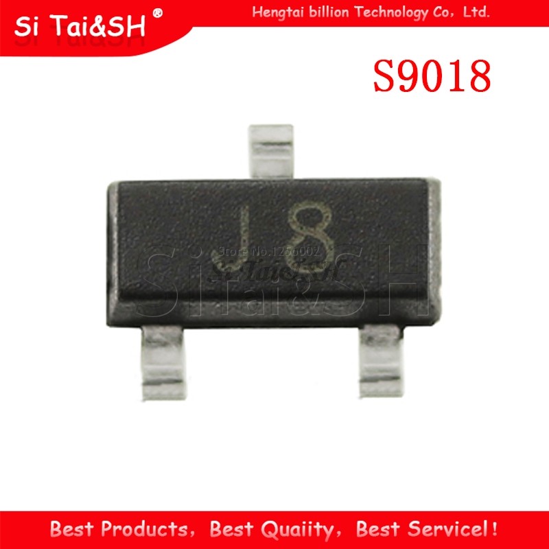 100 ชิ้น S9018 SOT23 9018 SOT SMD J8 SOT-23 ทรานซิสเตอร์ใหม่