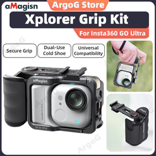 aMagisn Xplorer กริปถ่ายสตรีทสำหรับ Insta360 GO Ultra ด้ามจั…