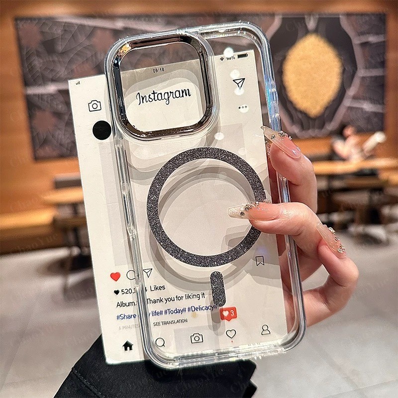 เคสโทรศัพท์โปร่งใสสำหรับ iPhone 15 14 13 12 11 16 17 Pro รูปที่ 6