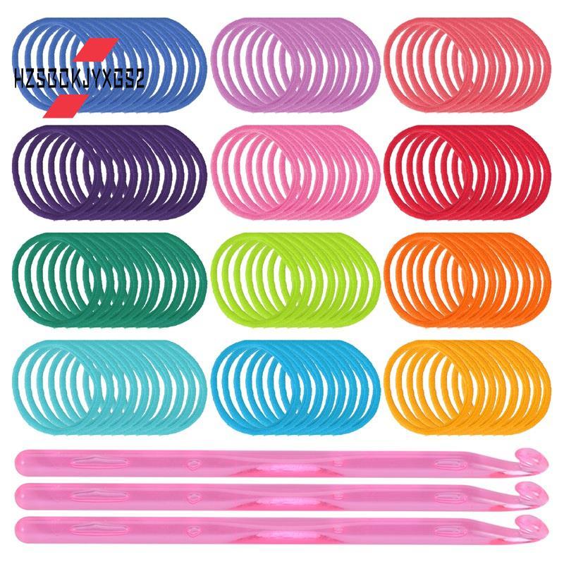 Hzsbckjyxgs2192 ชิ้น 7 นิ้ว Potholder Loops Weaving Loops Weaving Craft Loops 12 สีสําหรับ DIY หัตถก
