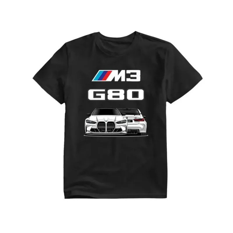 เสื้อยืด BMW G80 M3 - เสื้อยืดแฟชั่นและสบายสำหรับแฟนๆ BMW สไตล์ใหม่สี่ฤดู