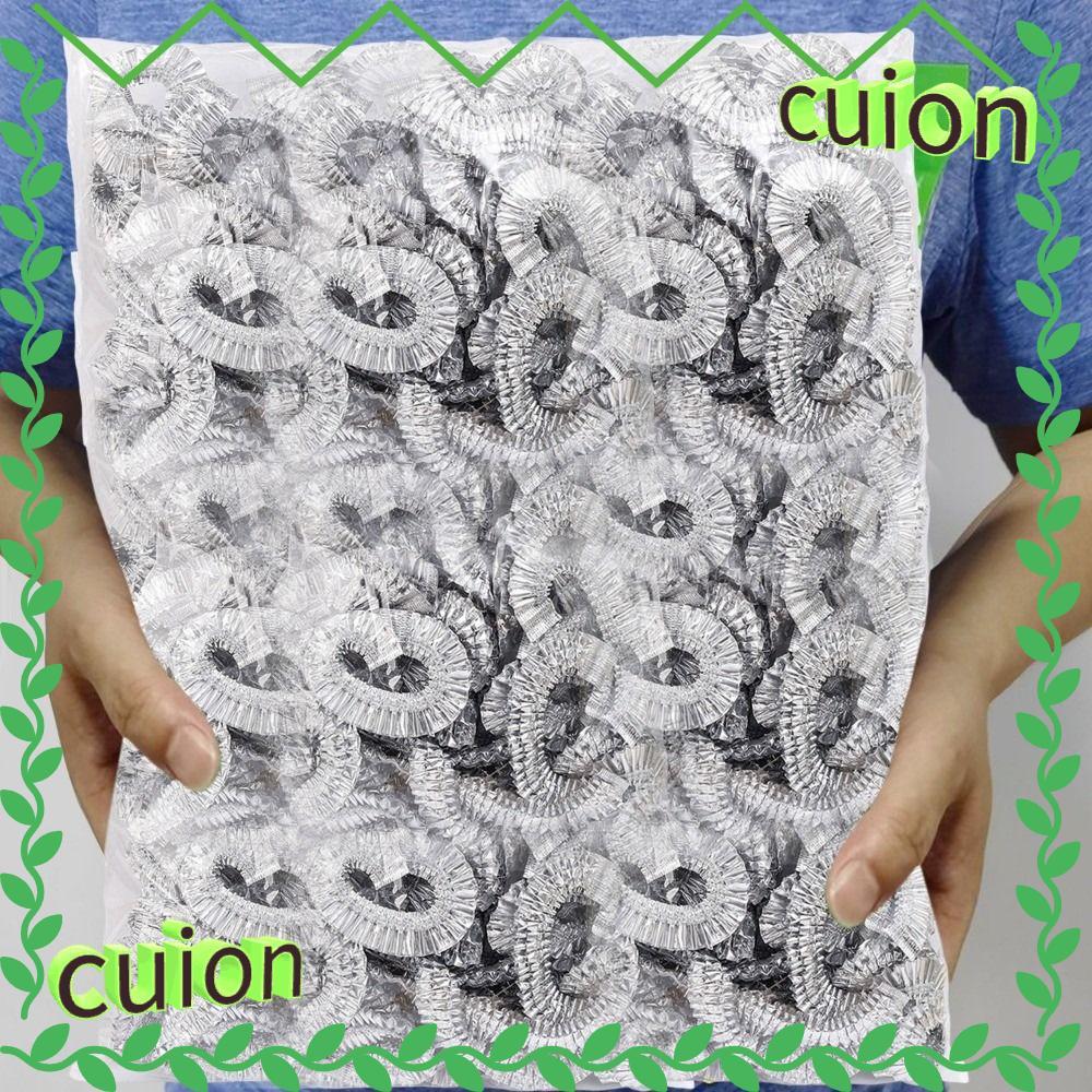 CUION1413 10/20/30/50 ชิ้นฟิล์มอลูมิเนียมฟอยล์ฝาครอบอาหาร,ฟิล์มฉนวนกันความร้อนเกรดอาหารฝาครอบฉนวนอาหาร,อลูมิเนียมฟอยล์แบบใช้ซ้ําได้ห่อ Saran