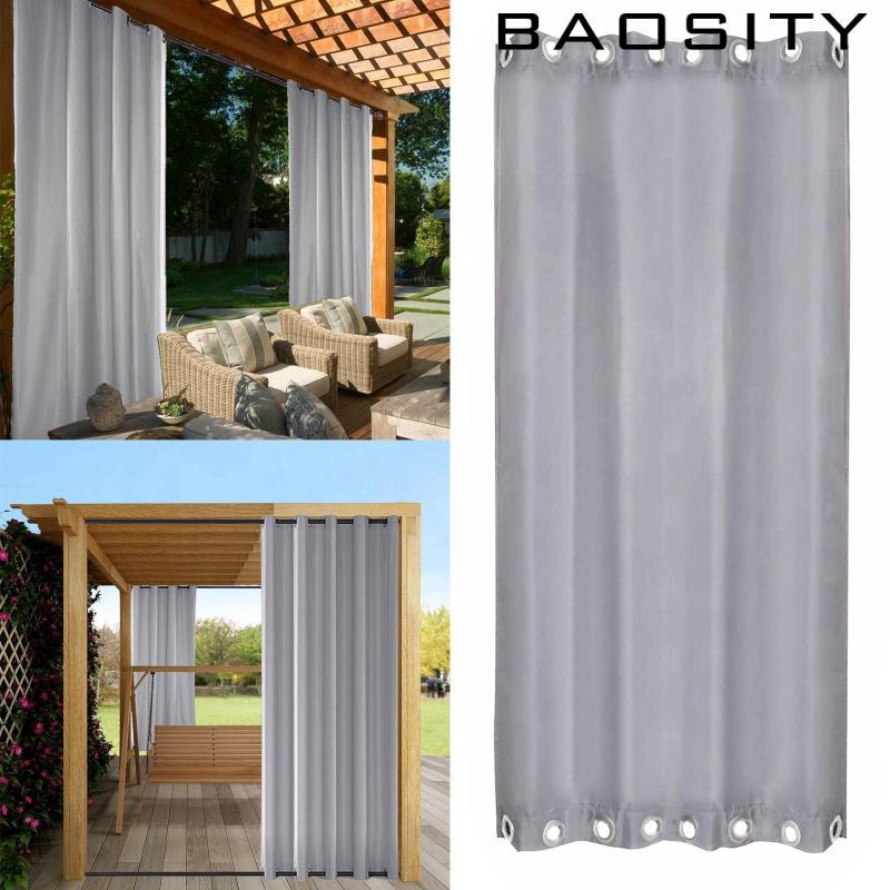 [Baosity] Solid Outdoor Blackout Curtains Modern Window Curtains for Garden ผ้าม่านหนา