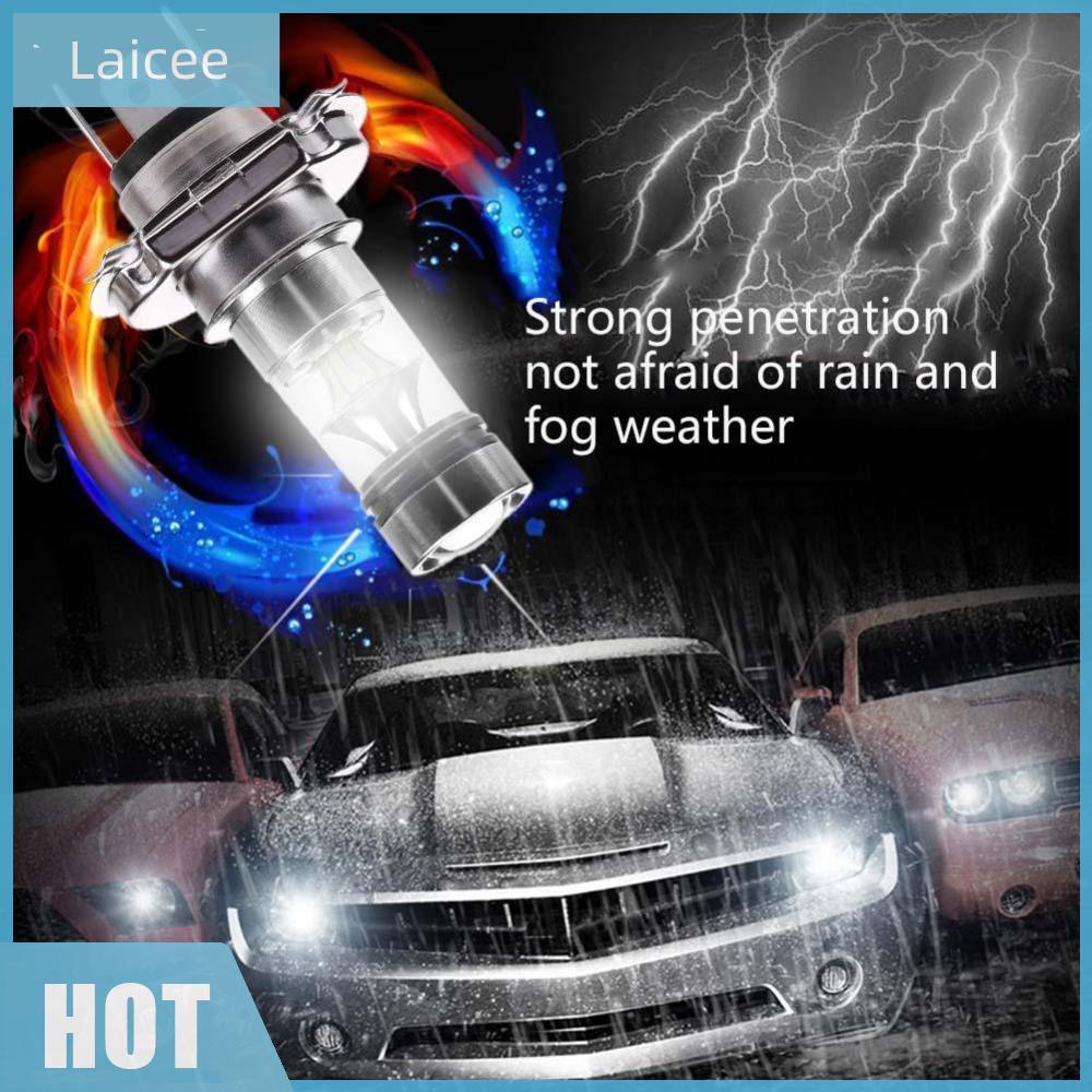 [Laicee.th] 2 ชิ้น H4 100W 2828 20SMD LED ไฟขับรถรถยนต์กําลังสูงหลอดไฟหมอก