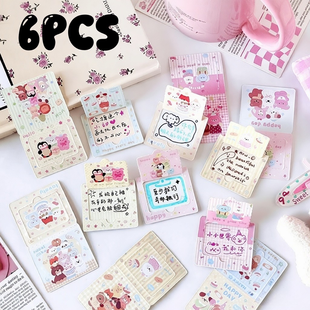 6 ชิ้น/แพ็ค Creative โฮมเมด Scratch การ์ดเด็กรางวัลจุด Interactive Lucky Lottery ของขวัญ