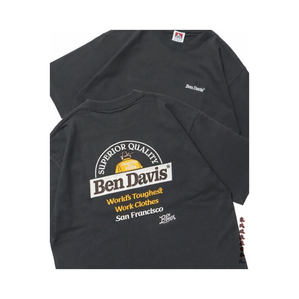 เสื้อยืดพิมพ์ลาย BEN DAVIS ผ้าฝ้าย 100% พิมพ์ลายลิง กางเกงหลวม ใส่สบาย แขนสั้น