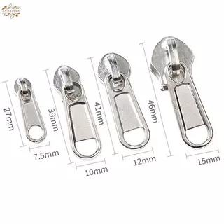 Ank 5/8 ชิ้น 4 ขนาด Universal Fix ซิปซ่อมเปลี่ยน Slider ซิปสําหรับเย็บเสื้อผ้ากระเป๋ากระเป๋าเดินทาง Fix Repair EN