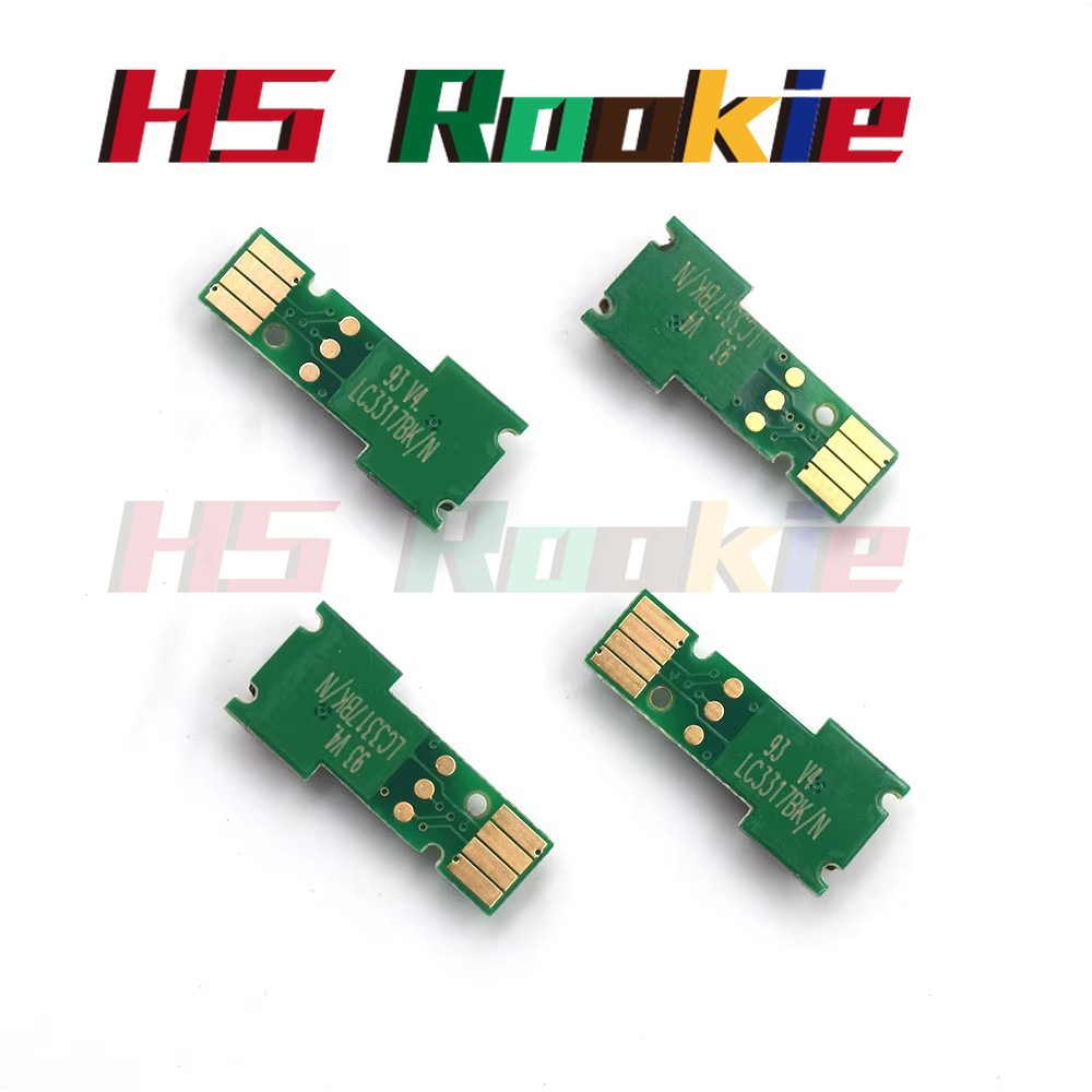 4 สี- BK CMY ชิป LC3619 LC3017 LC3019 สําหรับ Brother J2330DW J2730DW J3530DW J3930DW MFC-J5330DW MF