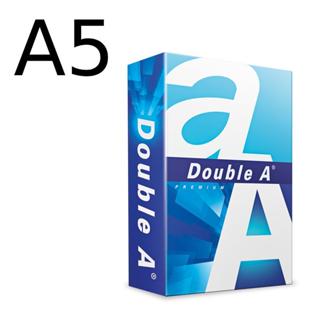 DOUBLE A กระดาษถ่ายเอกสาร A5 80 แกรม สีขาว แพ็ค 500 แผ่น