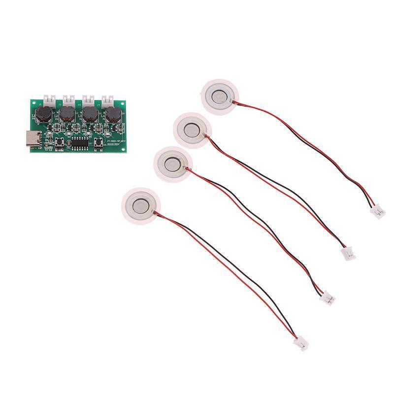 Form & Art Mist Maker และไดร์เวอร์ Circuit Board 4 Fogger ฟิล์ม Atomizer แผ่น Oscillating 1/5PCS DC5