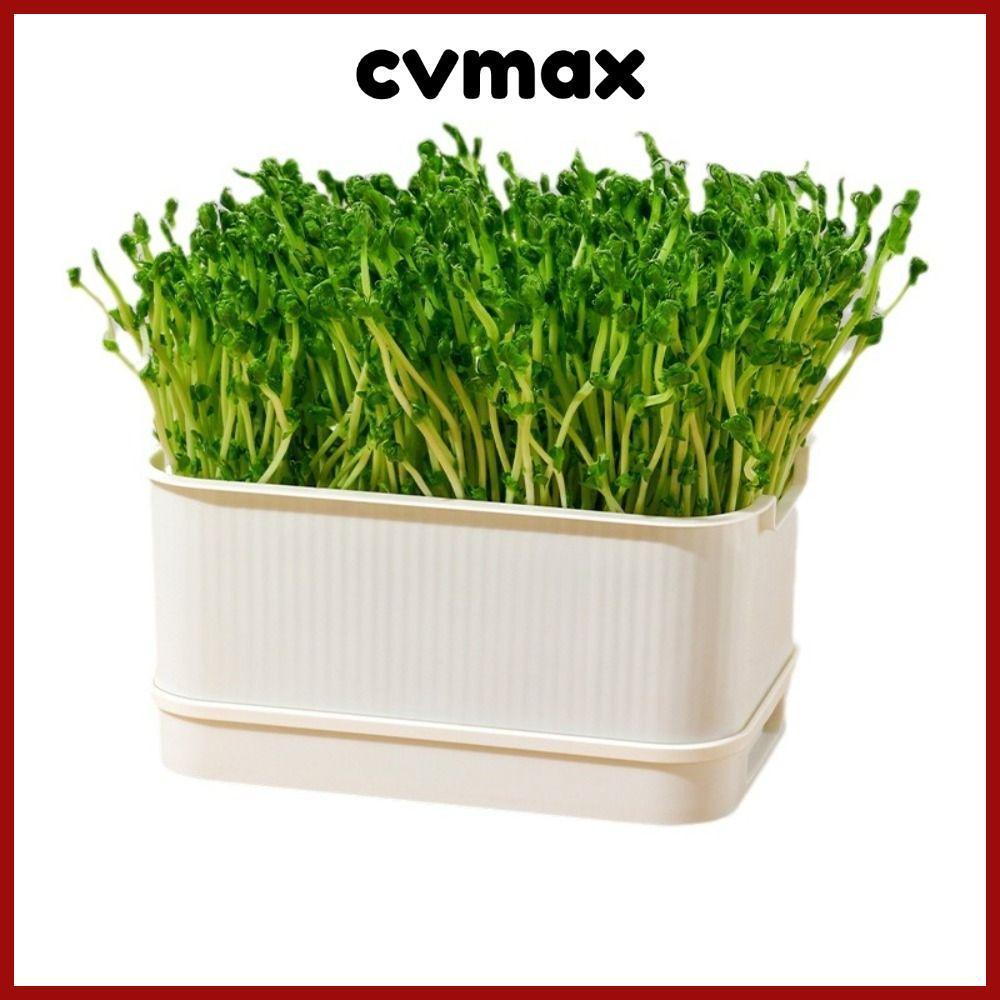 ถาดปลูกถั่วงอก CVMAX, ตัวช่วยปลูกถั่วงอกไร้ดิน, แผ่นงอกไฮโดรโปนิกส์, เครื่องมือพืชสวน, ถาดเพาะกล้าอเนกประสงค์แบบใช้ซ้ําได้