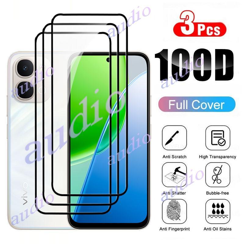Vivo Y31d 4G 3 ชิ้นกระจกนิรภัยสําหรับ vivo Y31d y31d VivoY31d 4G 2026 โทรศัพท์ป้องกันหน้าจอกระจกป้อง