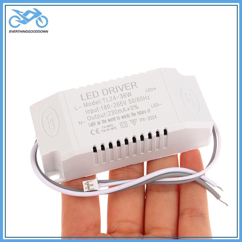 EVER 1PC สีเดียว LED Driver 8-24w 24-36w 36-50w 40-60w LED คงที่ไดร์เวอร์แหล่งจ่ายไฟ LED Transformer