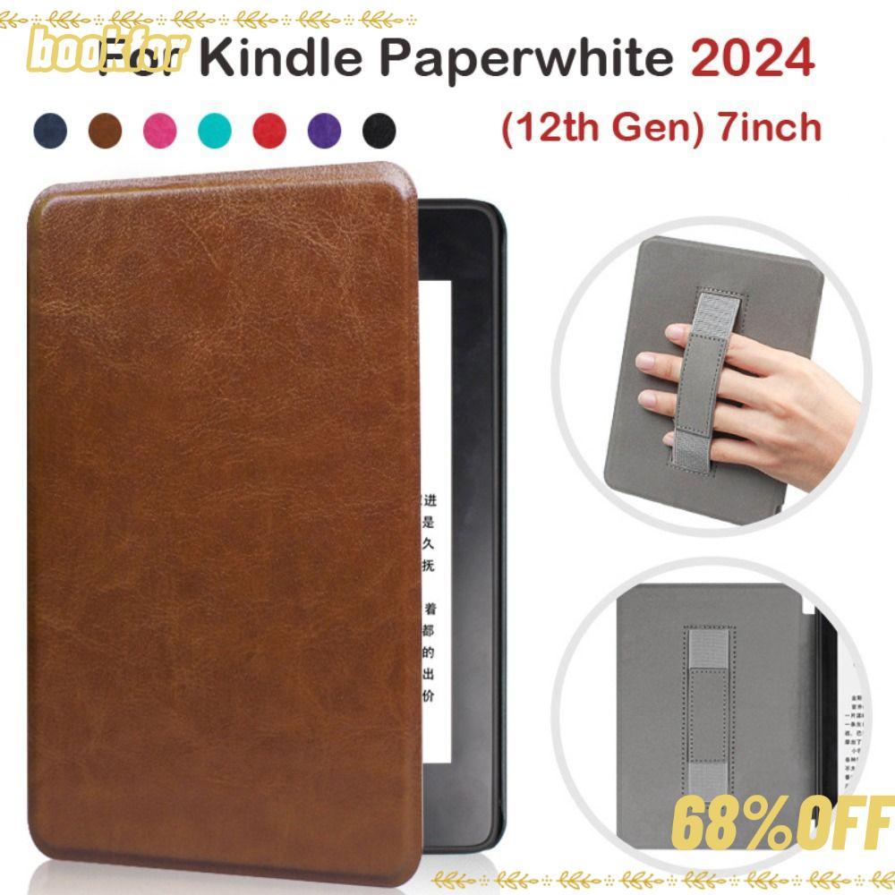 BOOKFOR eReader Cover, Auto Sleep/Wake กันกระแทก Colorsoft ป้องกัน, คุณภาพสูงสายคล้องมือ SA569P หนัง