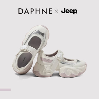 รองเท้า Mary Jane DAPHNE x JEEP สำหรับผู้หญิง แบบสบายๆ กันหน…