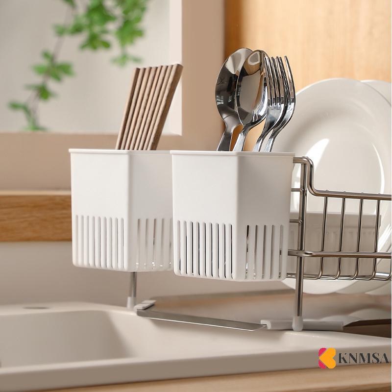 KNMSA] Ba พลาสติกเชื่อมตะกร้าเก็บห้องครัวห้องน้ํา Organizers แบบพกพากล่องเก็บคอนเทนเนอร์เดิม ssn คอเ