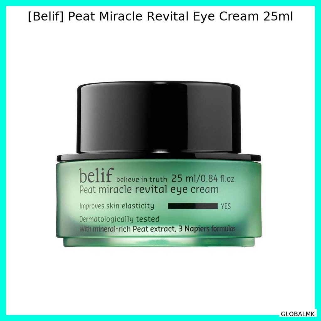 [Belif] Peat Miracle Revital Eye Cream 25ml / Korean Eye Cream / Revitalizing Treatment by GLOBALMK