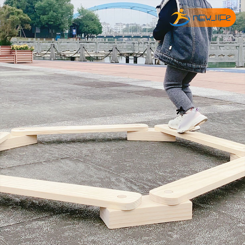 [Shiwaki5] Balance Balance Board Playset Indoor Outdoor Active Play for Boys Girls