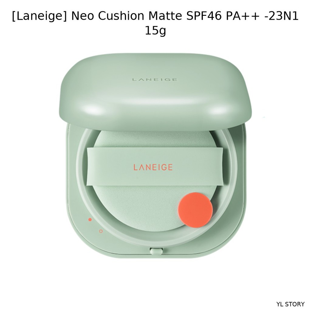 [Laneige] Neo Cushion Matte SPF46 PA++ -23N1 15g / Korean Cushion Foundation / Matte Finish by YL ST