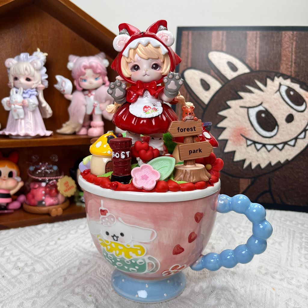 MiMiA seriesกล่อง手工奶油胶ทําเอง马克杯创意精美节大容可爱MiA series blind box handmade ครีมกาว D20260120