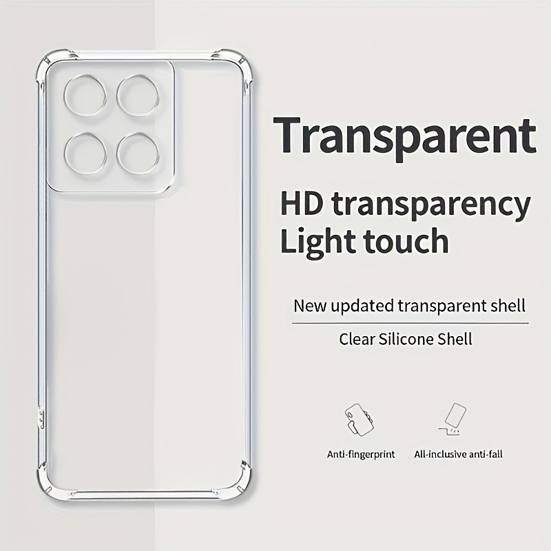 สําหรับ Motorola Moto G67 Power ใหม่โปร่งใสเคสโทรศัพท์สําหรับ Motorola Moto G57 Power ป้องกันฝาครอบใ