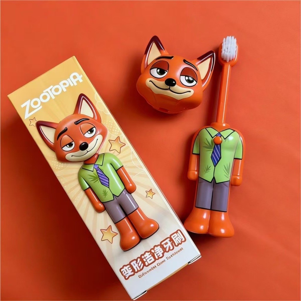 แปรงสีฟันเด็ก Zootopia Judy Nick ขนแปรงนุ่ม หัวเล็ก รูปที่ 6