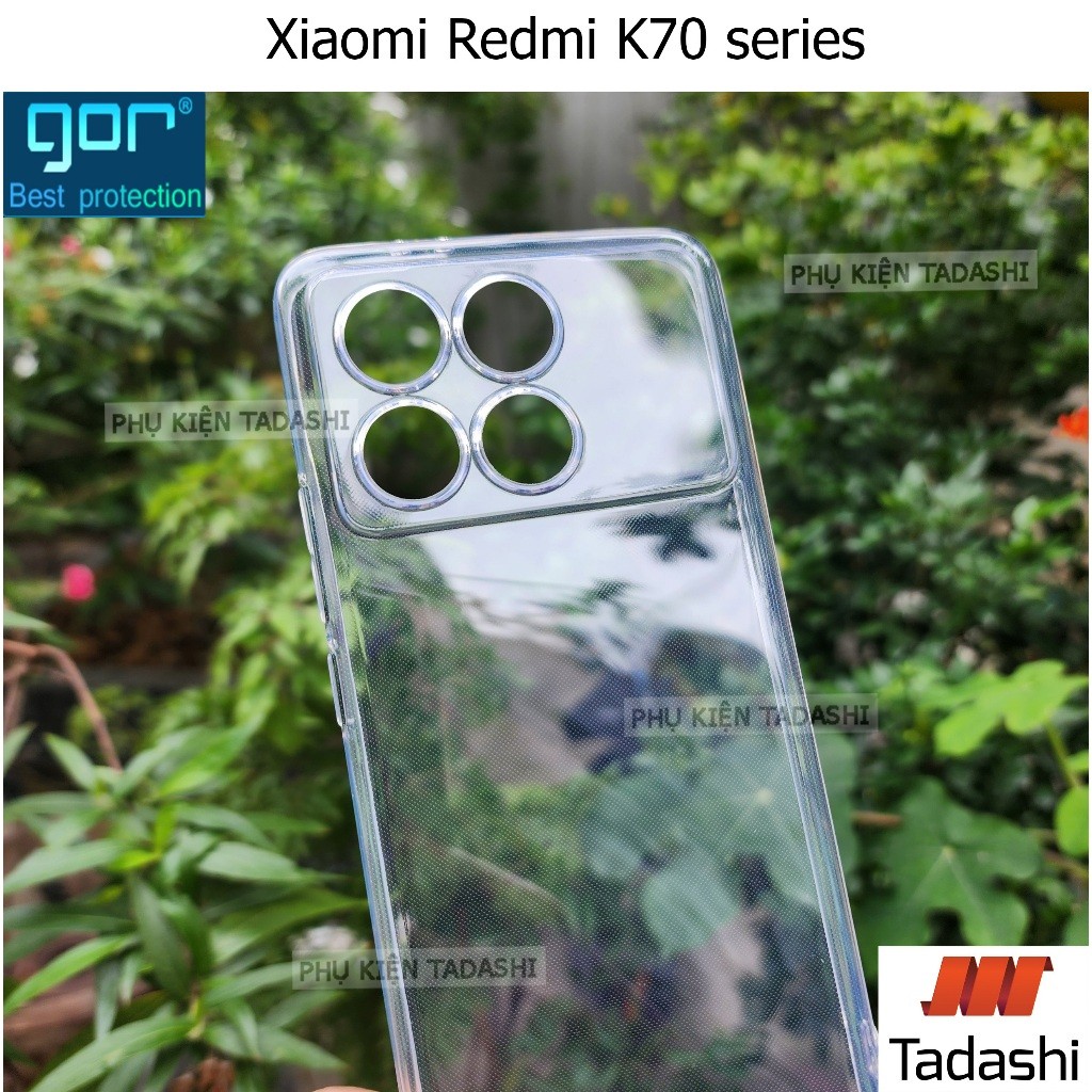 Gor Xiaomi Redmi K70/ K70 Pro, Redmi K70E, K70 Ultra, Poco X6 Pro เคสป้องกันกล้องโปร่งใส - แบรนด์ Go