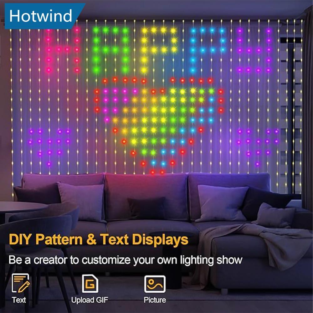 HW สมาร์ทผ้าม่าน Light App ควบคุมส่วนบุคคลเลือก Party เทศกาลคริสต์มาสงานแต่งงานวาเลนไทน์s วันโรแมนติ