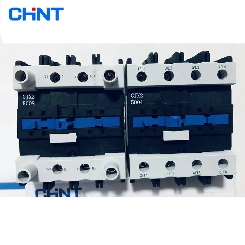 CHINT CJX2-4004 4008 40A 5004 5008 6504 6508 9504 AC Contactor 4NO 4 Pole 2NO 2NC 220V 380V Rail Mou
