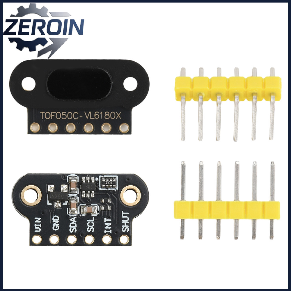 TOF050C 200C 400C โมดูลเซ็นเซอร์ระยะทางเลเซอร์ ToF ระยะเวลา-ของไฟ IIC เอาต์พุต 50 ซม./2M/4M VL6180X 