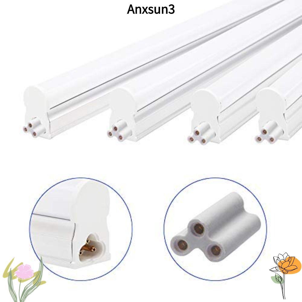ANXSUN3 100/50/30/20/10 ชิ้น 3 หลุม Hard Joint Connector, 20.5 มม.Plice T5 T8 Bracket Light Connecto
