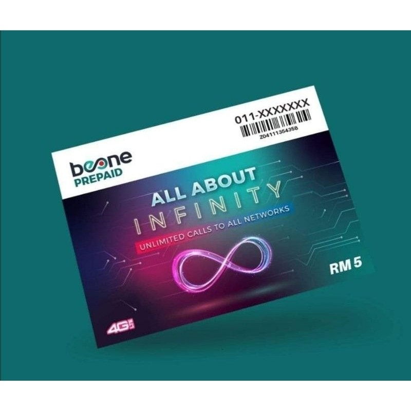 ซิม KAD VIRAL BEONE PREPAID 250GB 4G/5G DATA TERLAJAK