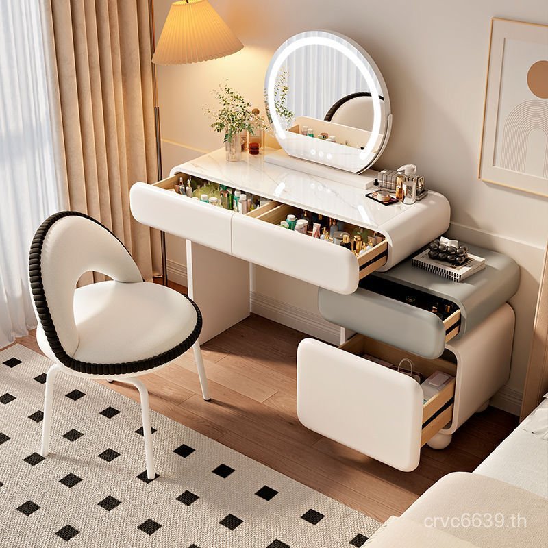 Douqing High-Endครีมโต๊ะเครื่องแป้งหรูหรา2025 One สไตล์ใหม่สไตล์บ้านตู้เช่าห้องนอนห้อง WRS8