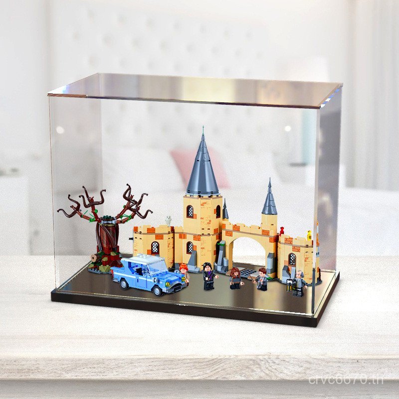 ต่อสู้กล่องบรรจุภัณฑ์อะคริลิค Hobbitz รุ่นและจอแสดงผลช่องโปร่งใส 75953 กล่อง Liu Lego Volvo City Gat