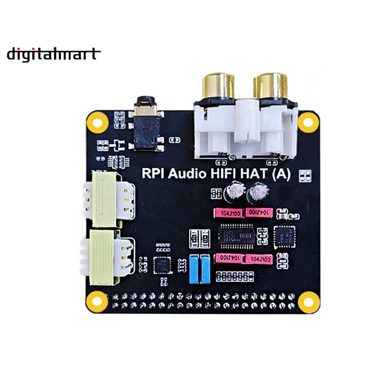 สําหรับ Raspberry Pi5 HIFI Audio HAT PCM5122 I2S การ์ดเสียงสําหรับ 5, Pi 4, Pi 3, และ Zero Series