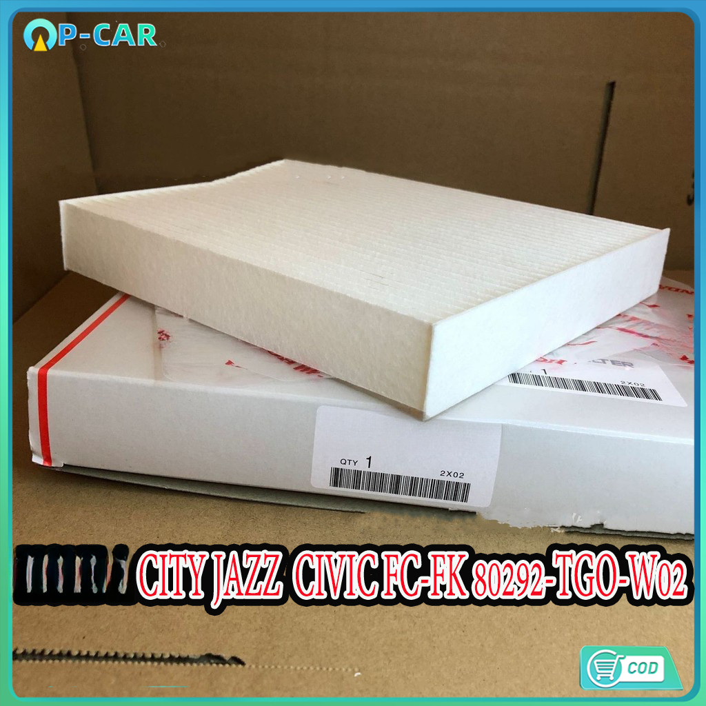 COD กรองแอร์ CITY 08-18, JAZZ 08-19, CIVIC FC-FK, HRV , BRV, BRIO ,FREED กรองฝุ่นละอองPM2.5 #80292-TGO