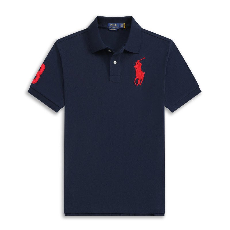 เสื้อโปโลผู้ชาย ทำจากผ้าฝ้ายบริสุทธิ์ สไตล์สำหรับทั้งทำงานและความสบายในฤดูร้อน