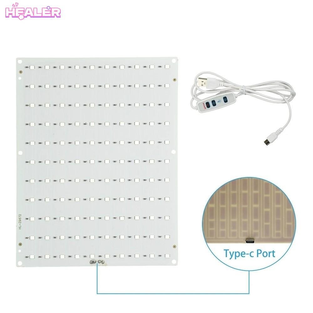 HEALER LED Backlight แผง, 6500K แสงสีขาว 110 โคมไฟลูกปัด LED Light Board, ที่มีประโยชน์ 5.5W Dimming