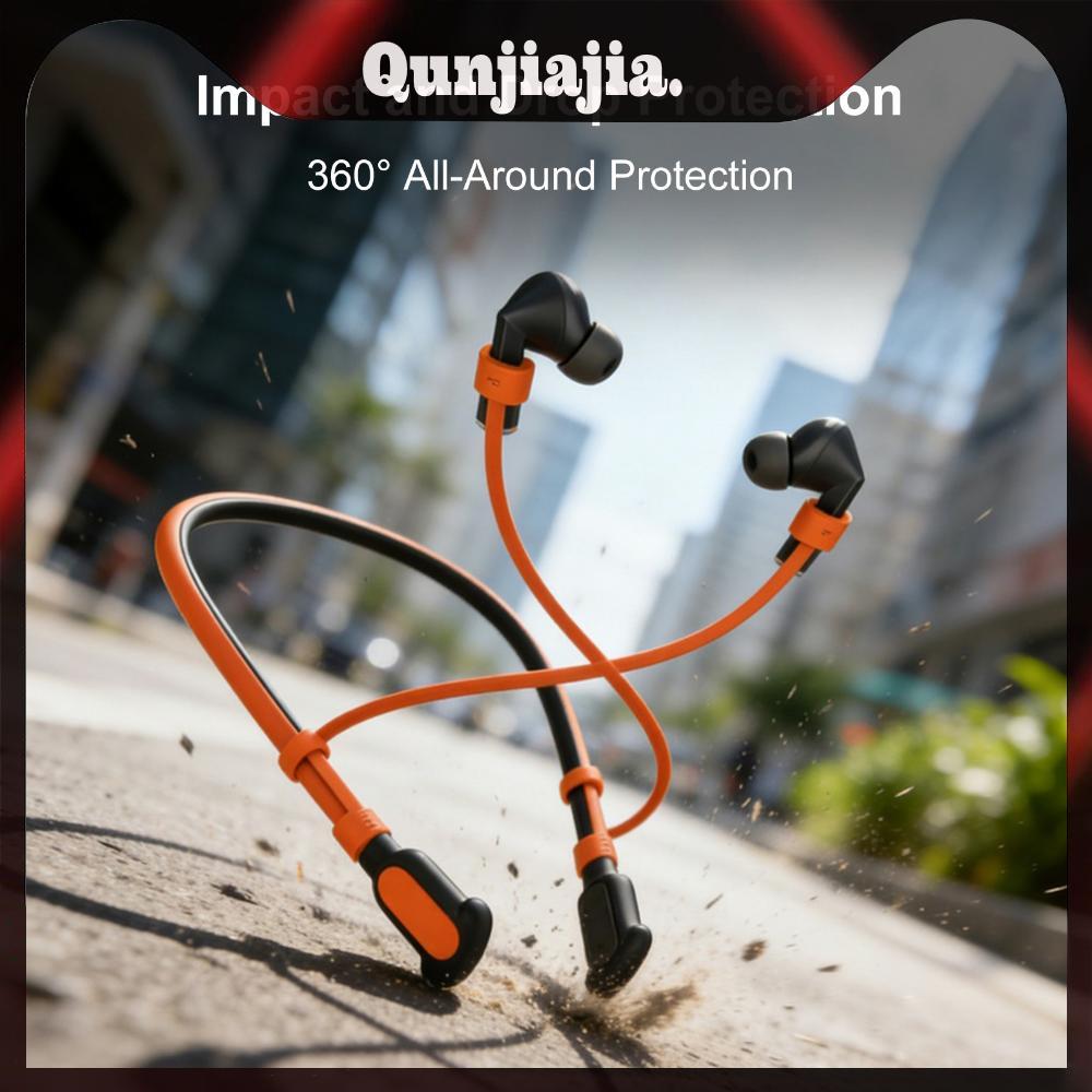 หูฟังสายป้องกันการสูญหาย BT สายคล้องคอหูฟังซิลิโคนอ่อนนุ่มสายคล้องคอกีฬาเข้ากันได้กับ Galaxy Buds3 F