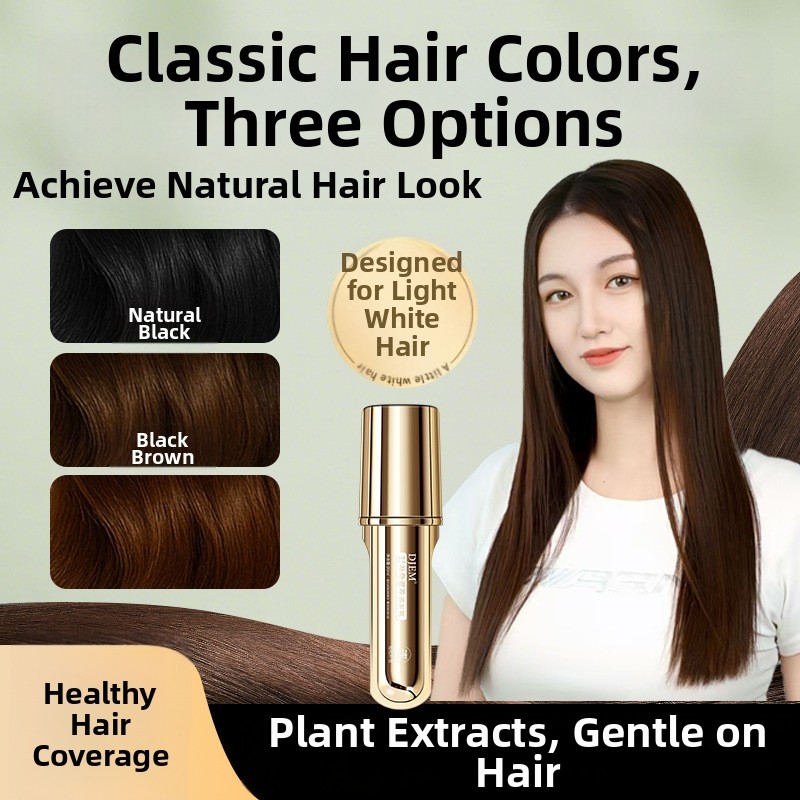 [NEW]Pewarna Rambut Hair Dye Stick Small Gold Tube Quickly Covers White Hair Small Gold Tube Polypep