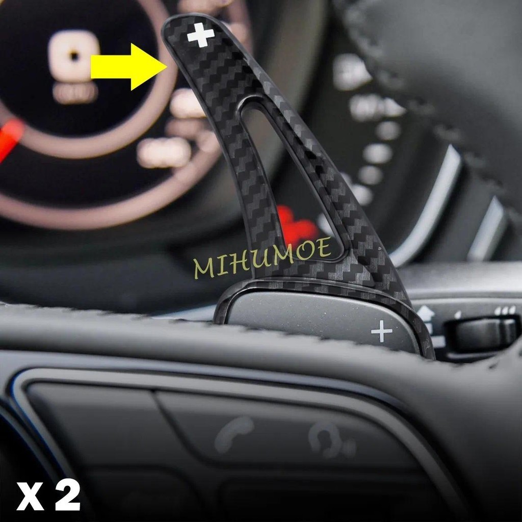 พวงมาลัย Shift Paddle Shifter สําหรับ A3 A4 S4 A5 2017 2018 2019 Q2 SQ2 Q3 Q5 SQ5 Q7 SQ7 Q8 SQ8 2021