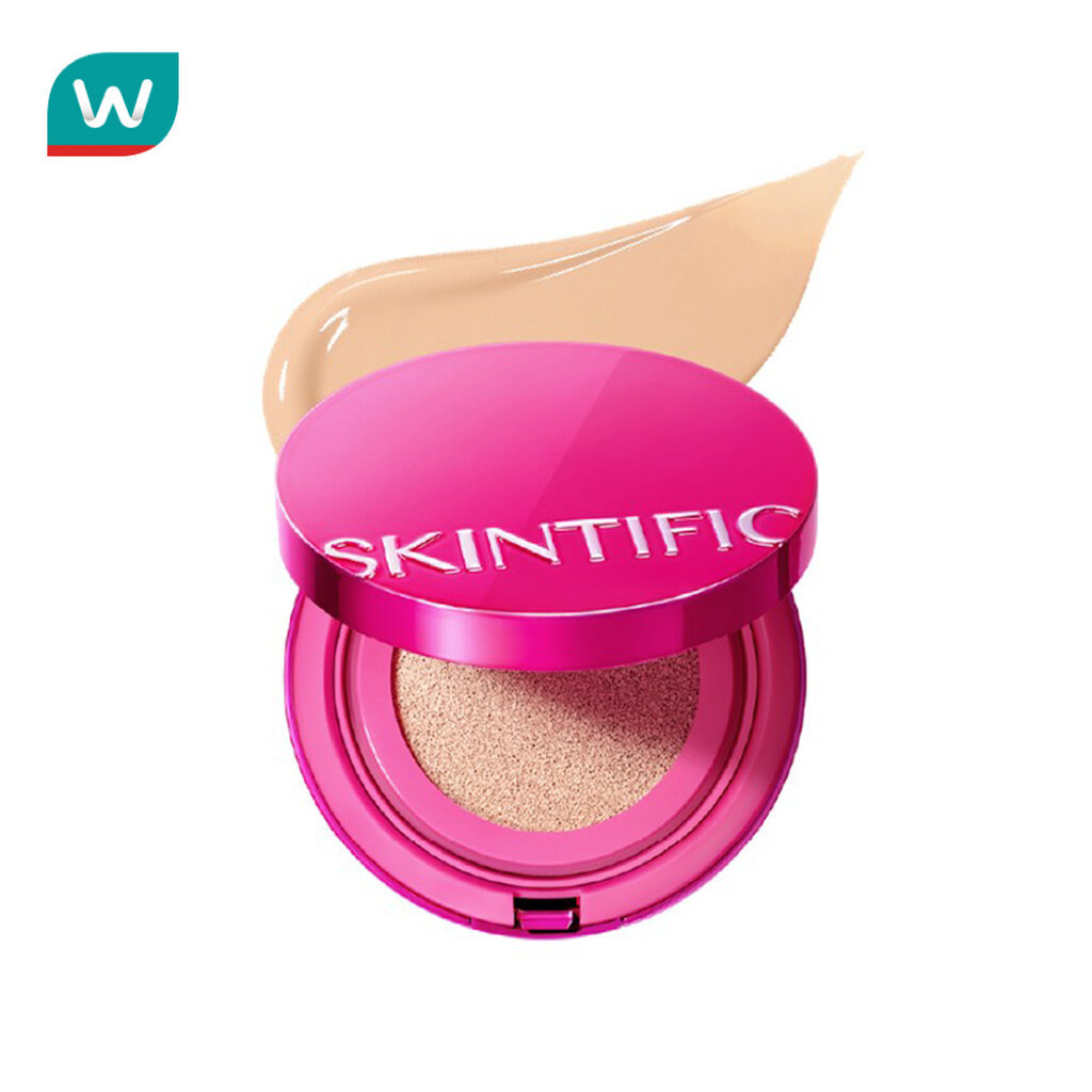 Skintific สคินทิฟฟิค โคฟเวอร์ โกลว์ เพอร์เฟค คุชชั่น 8.5ก. 01N เนเชอรัล วานิลลา