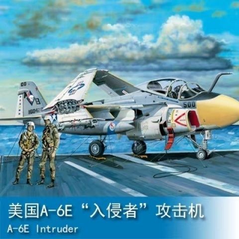 Trumpeter HOBBY BOSS 1/48 American A-6E "Intruder" เครื่องบินโจมตี 81709