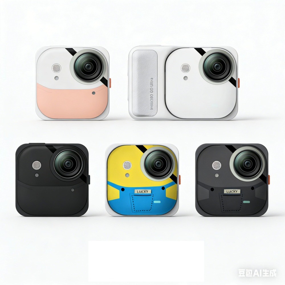 เหมาะสําหรับ Shadow Stone Insta 360 Go Ultra กล้องสติกเกอร์พื้นผิวป้องกันรอยขีดข่วนตกแต่ง F